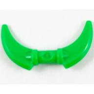 Lego zbraň hák se dvěma čepelemi, světle zelená (37341e BRIGHT GREEN)
